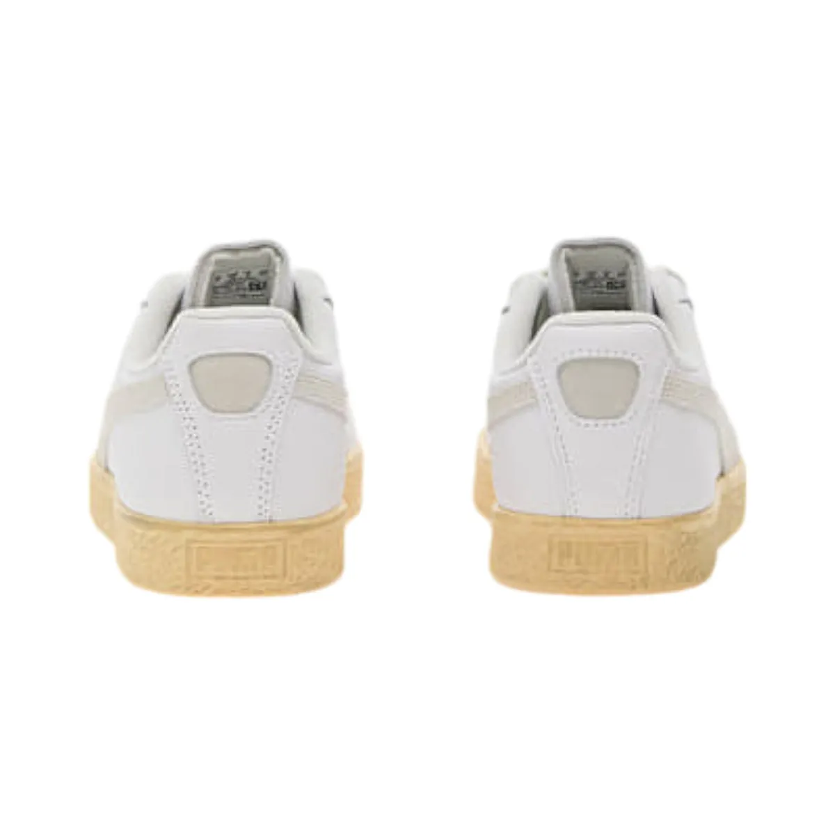 Puma Mens Clyde Vintage Athletic Shoes 394687-04 White