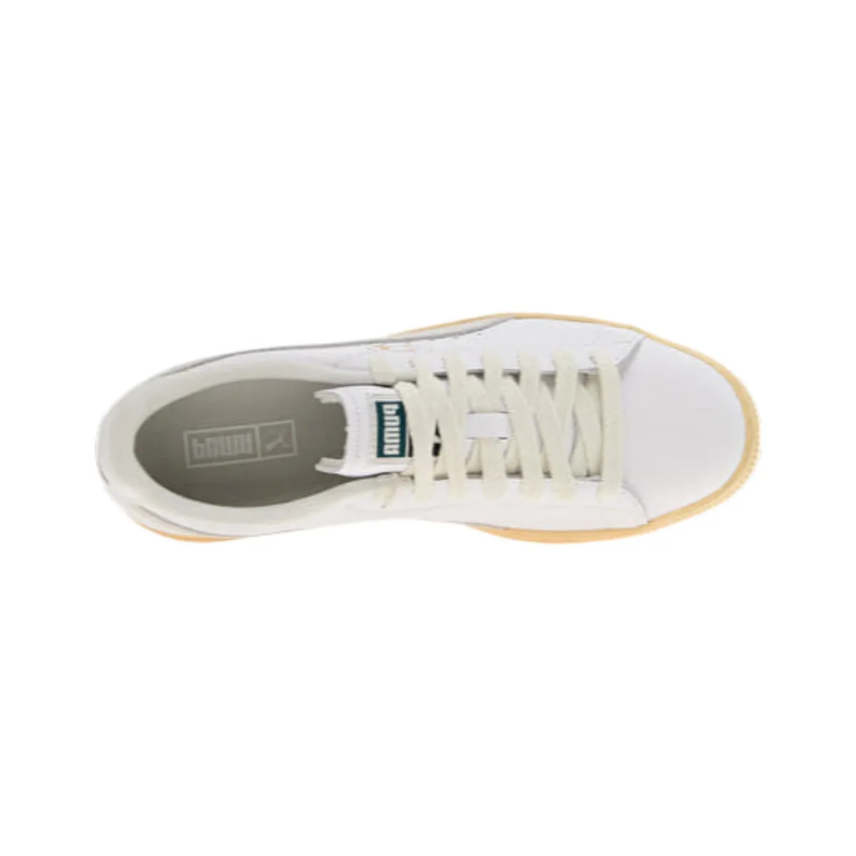 Puma Mens Clyde Vintage Athletic Shoes 394687-04 White