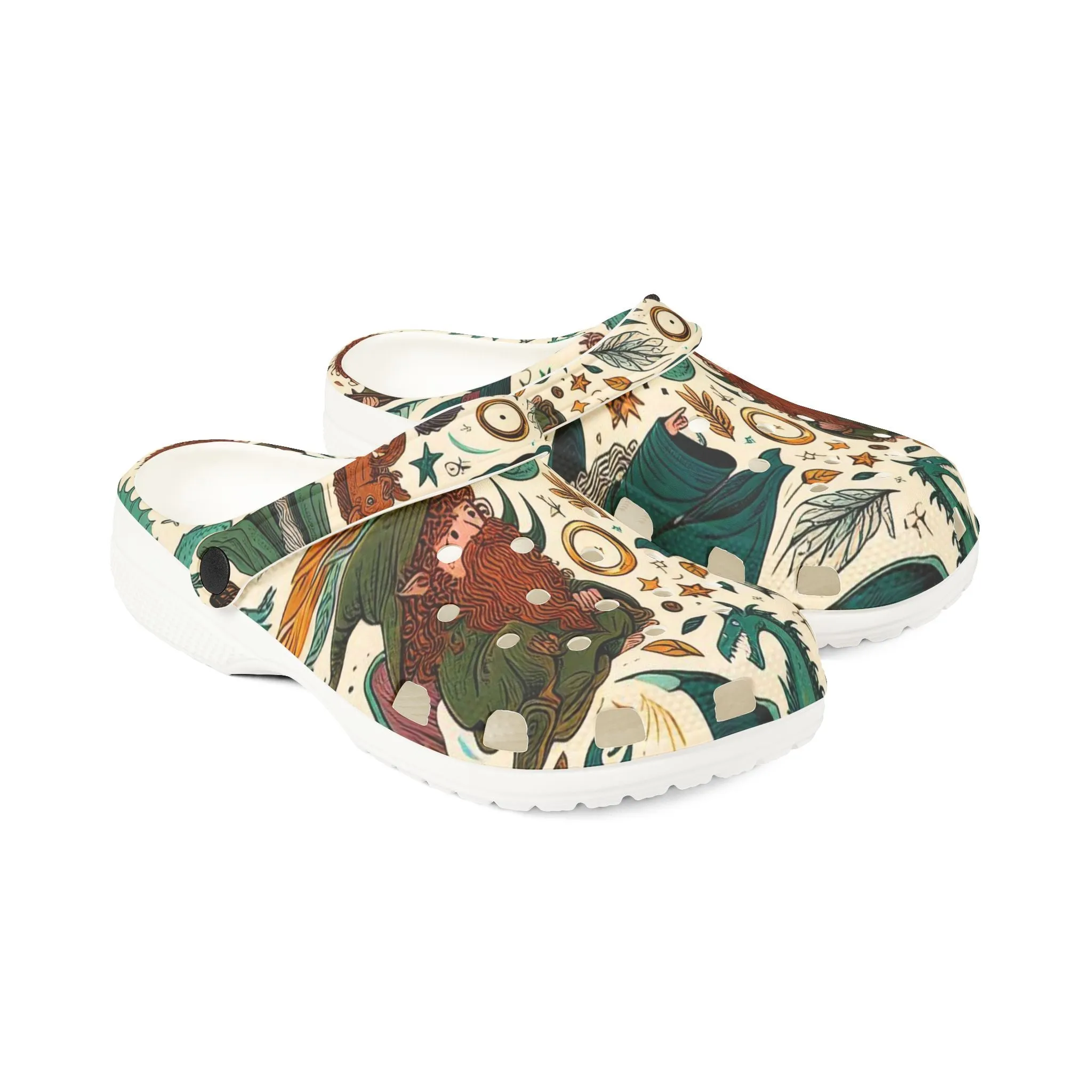 Quest of the Ring - EVA Foam Rubber Shoes (AOP)