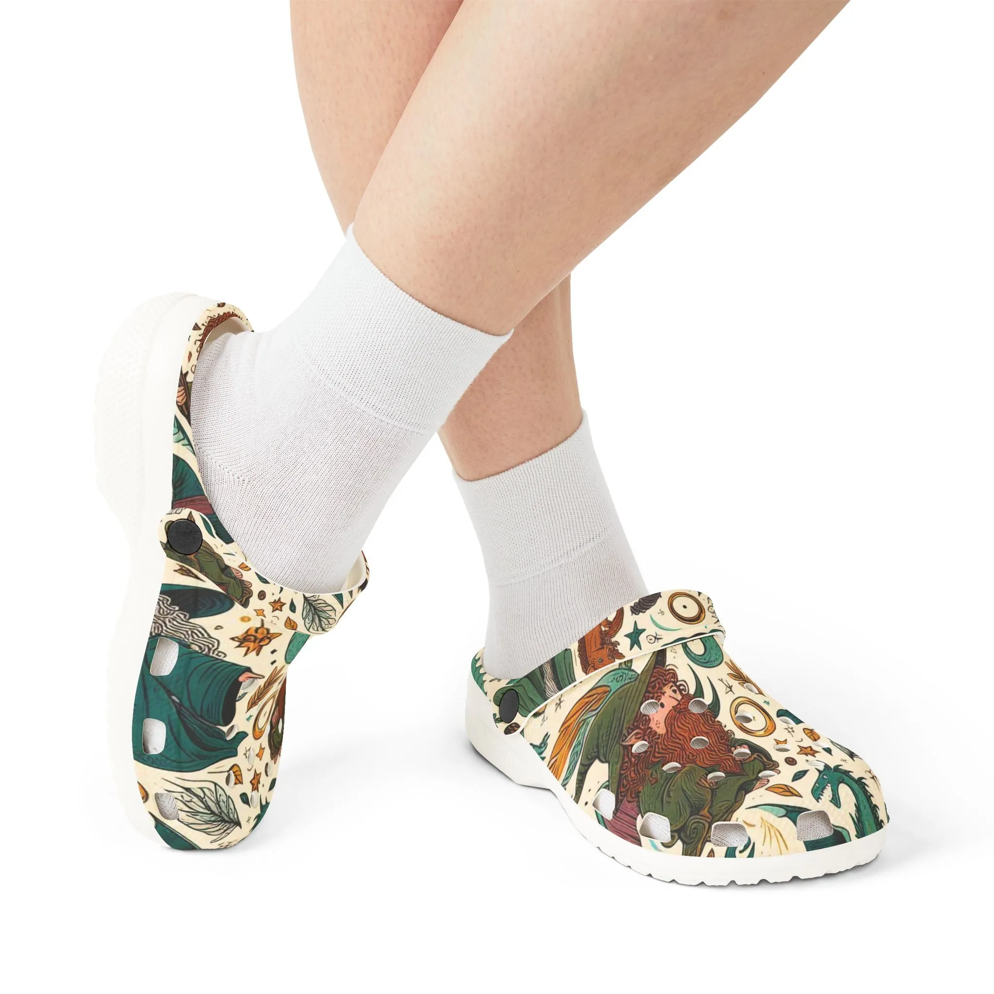 Quest of the Ring - EVA Foam Rubber Shoes (AOP)