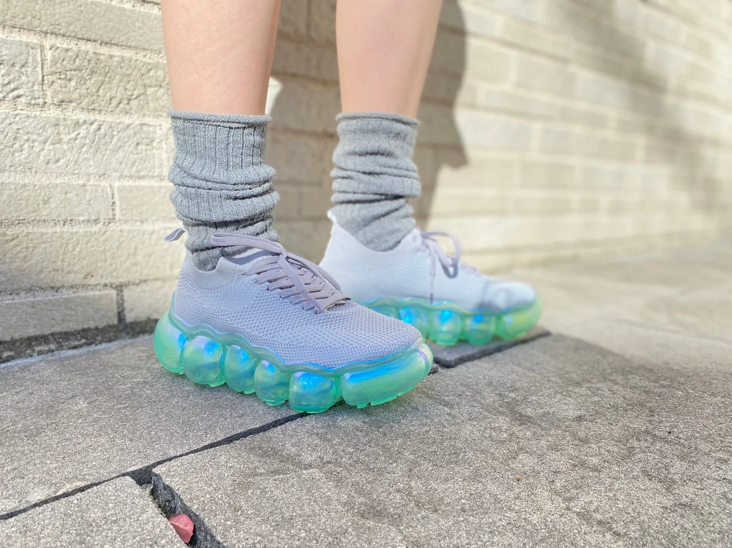 "Jewelry" Basic Shoes / Aurora Mint Gray