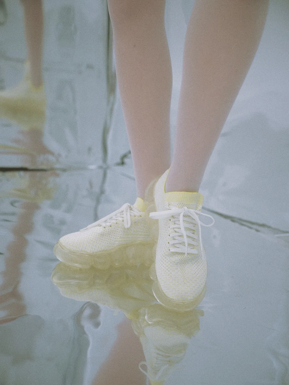 "Jewelry" Basic Shoes / Clear Yellow