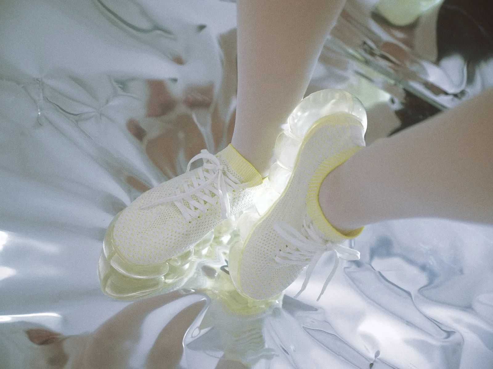"Jewelry" Basic Shoes / Clear Yellow