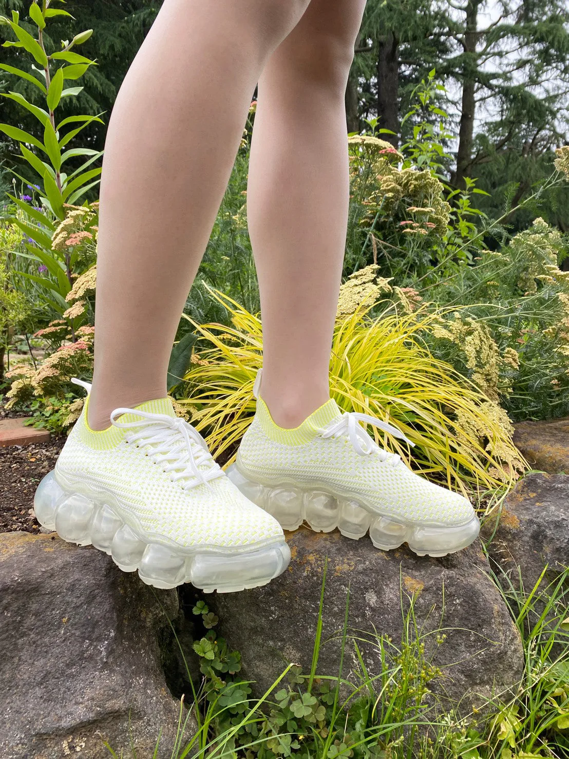 "Jewelry" Basic Shoes / Clear Yellow