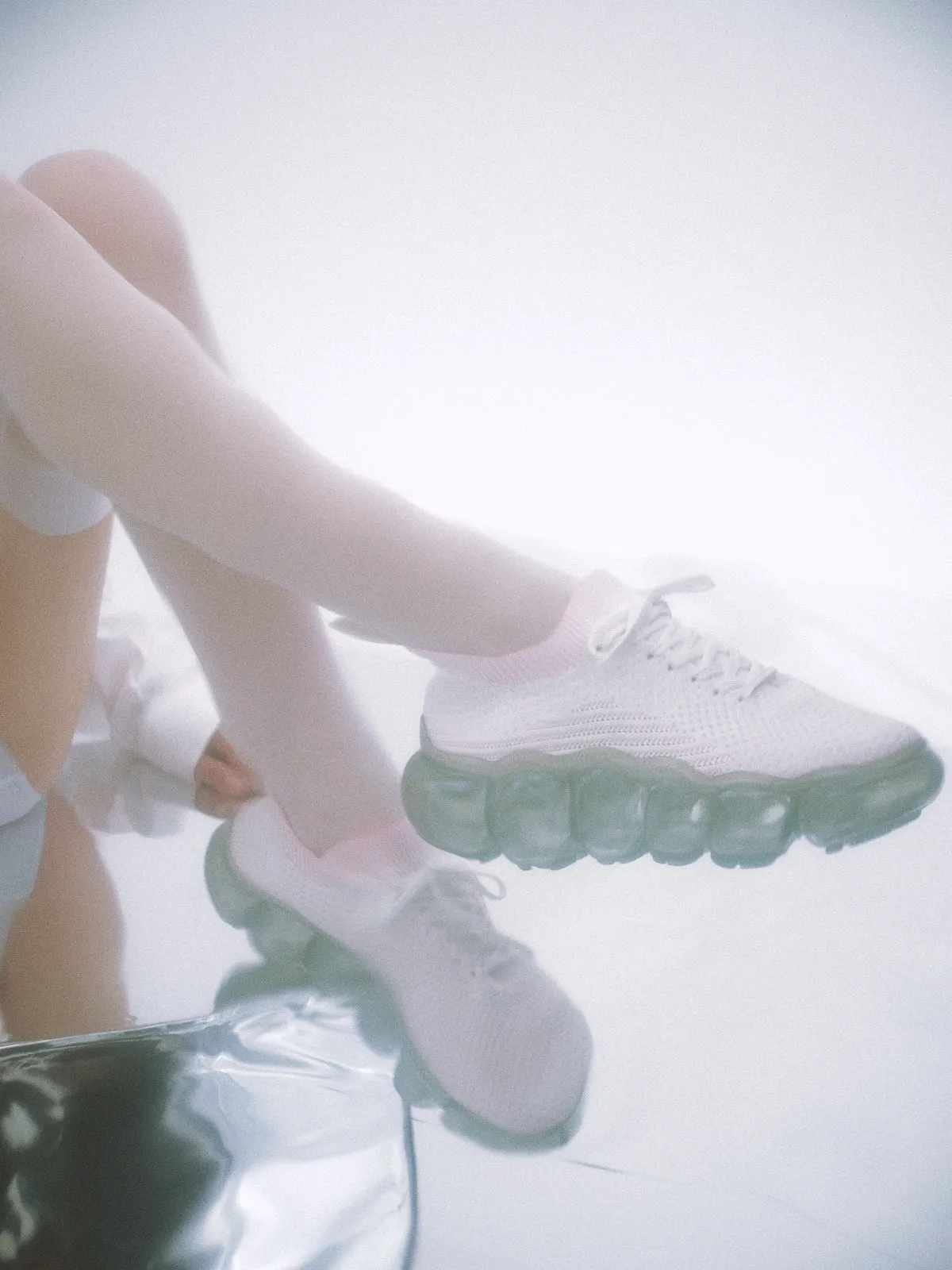 "Jewelry" Basic Shoes / Icegray Pink