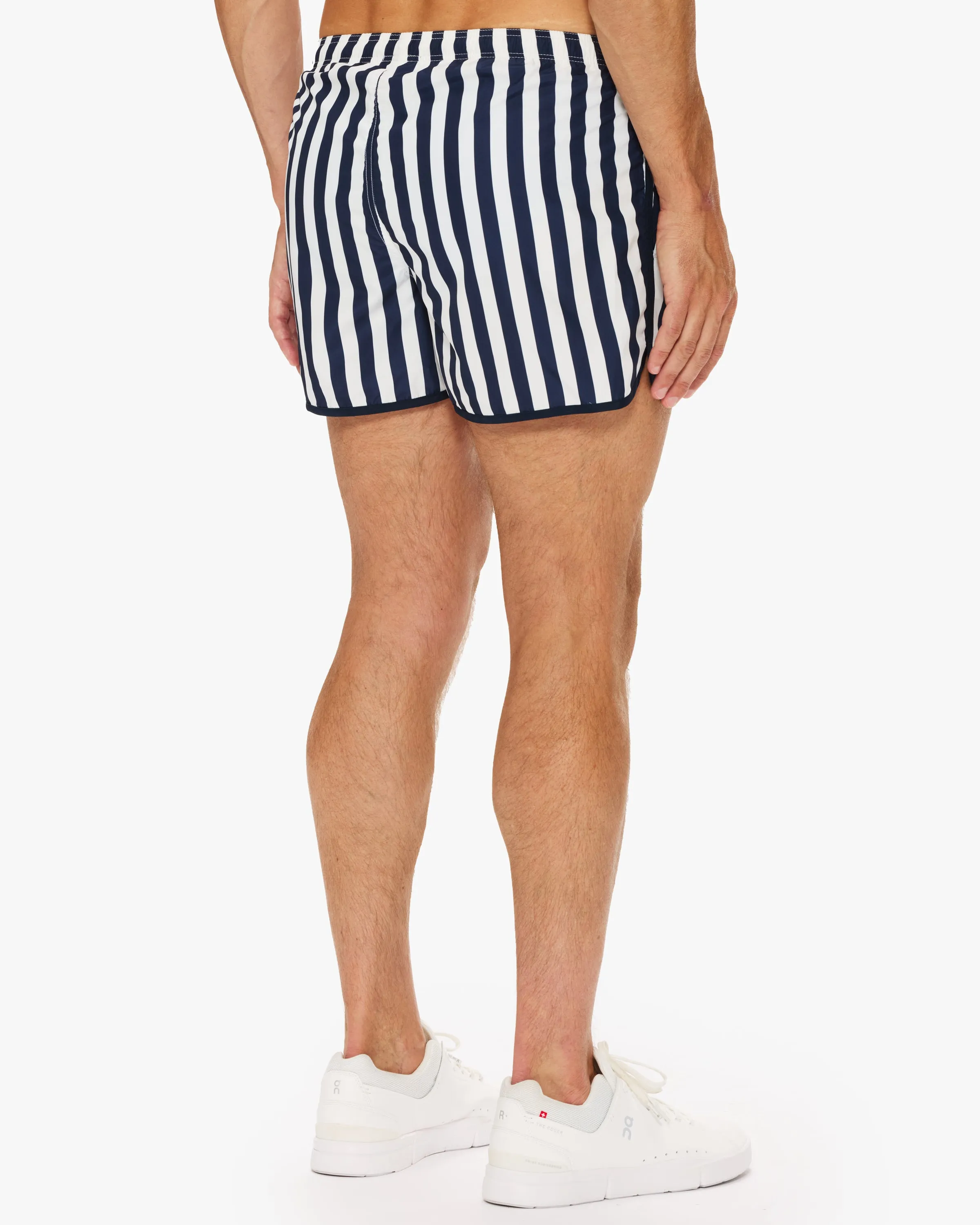 Ron Dorff Marathon Swim Shorts Vertical Stripes