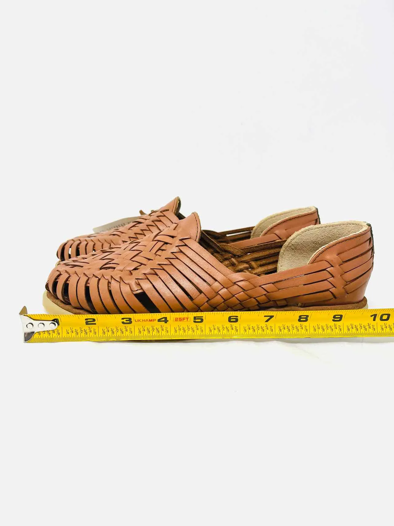 Sols Size 8.5 Brown Woven Leather NEW Shoes Shoes