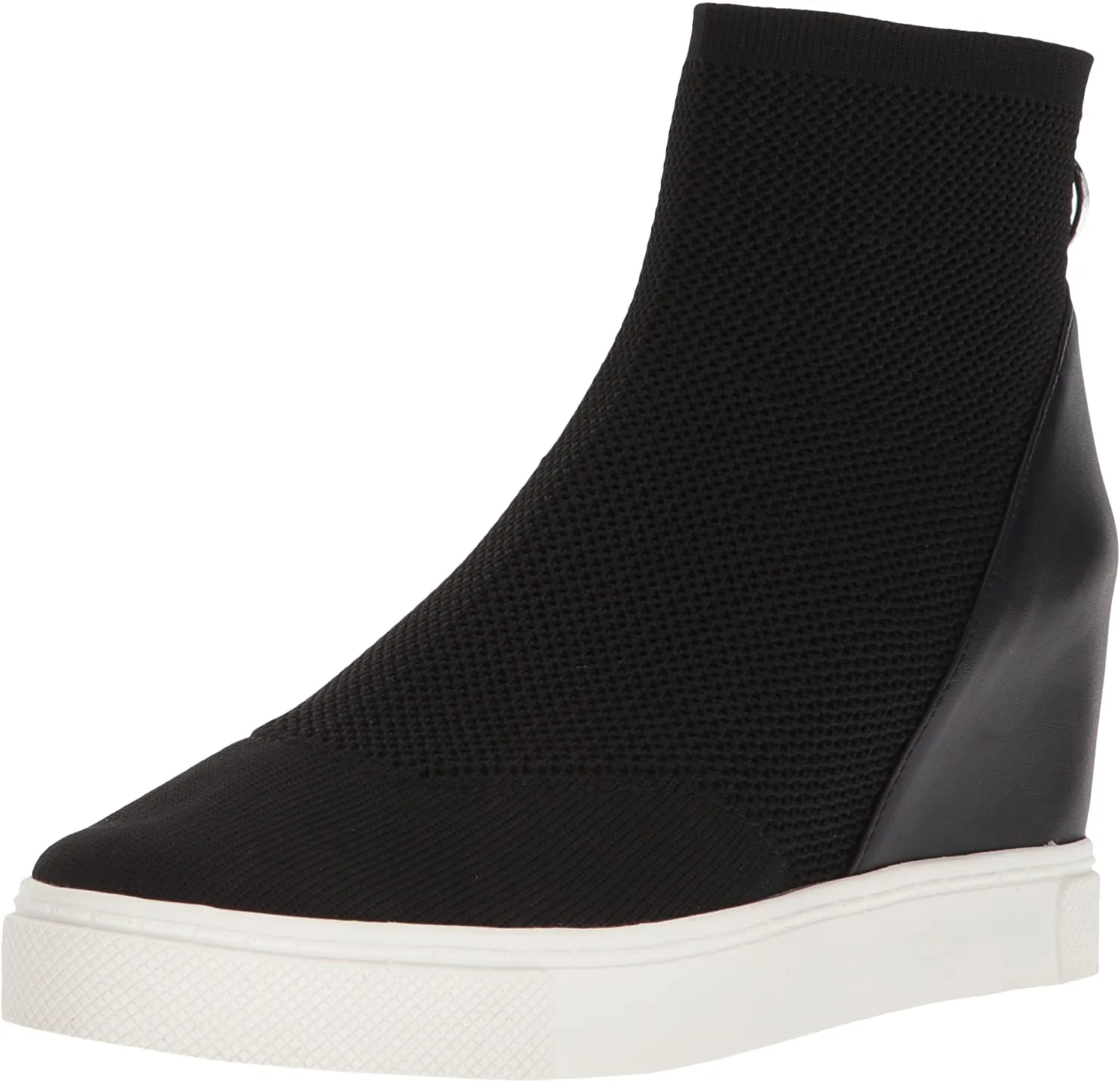 Steve Madden Womens Lizzy Ankle High Sneaker High Top Wedge Boots CHESTNUT