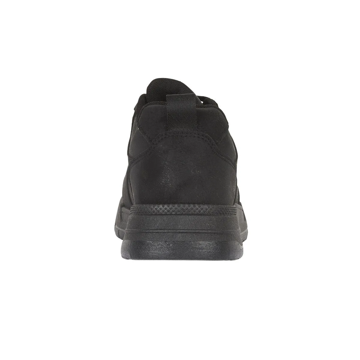 Tamworth Mens Black Lace Up Trainers Comfort Walking Shoes