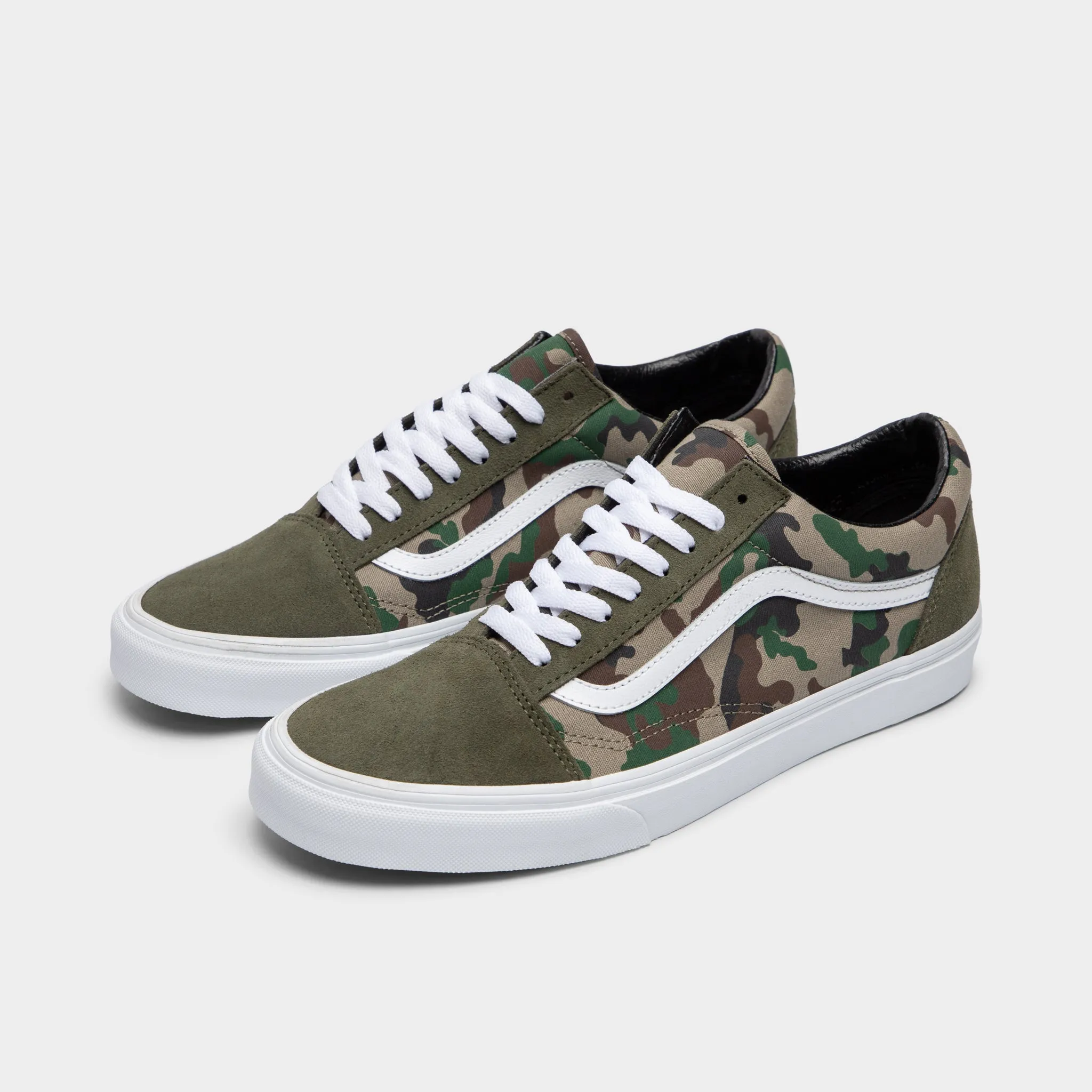 Vans Old Skool Camo Olive / White