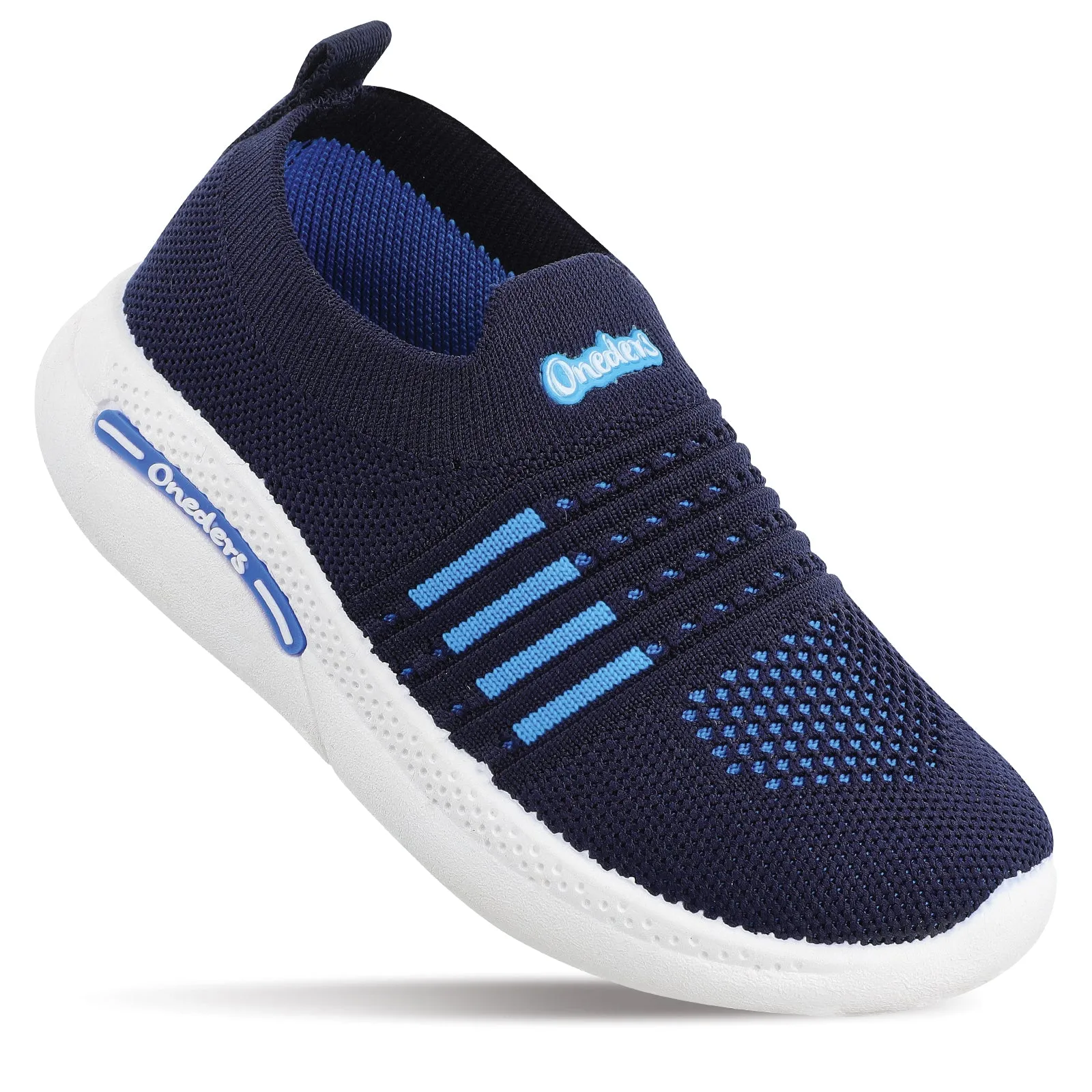 Walkaroo Kids Pull-on Sock Shoes - WK335 Navy Blue