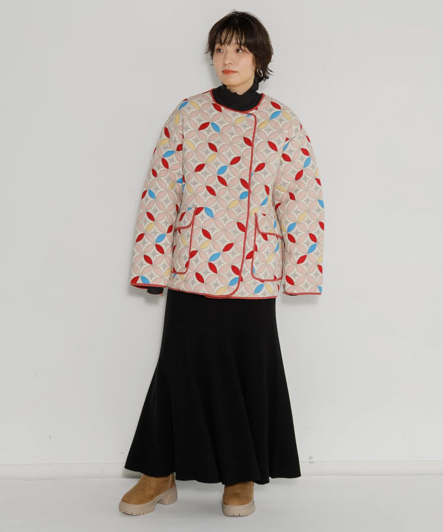 【WOMEN】PAES Short Basic Fur Boots