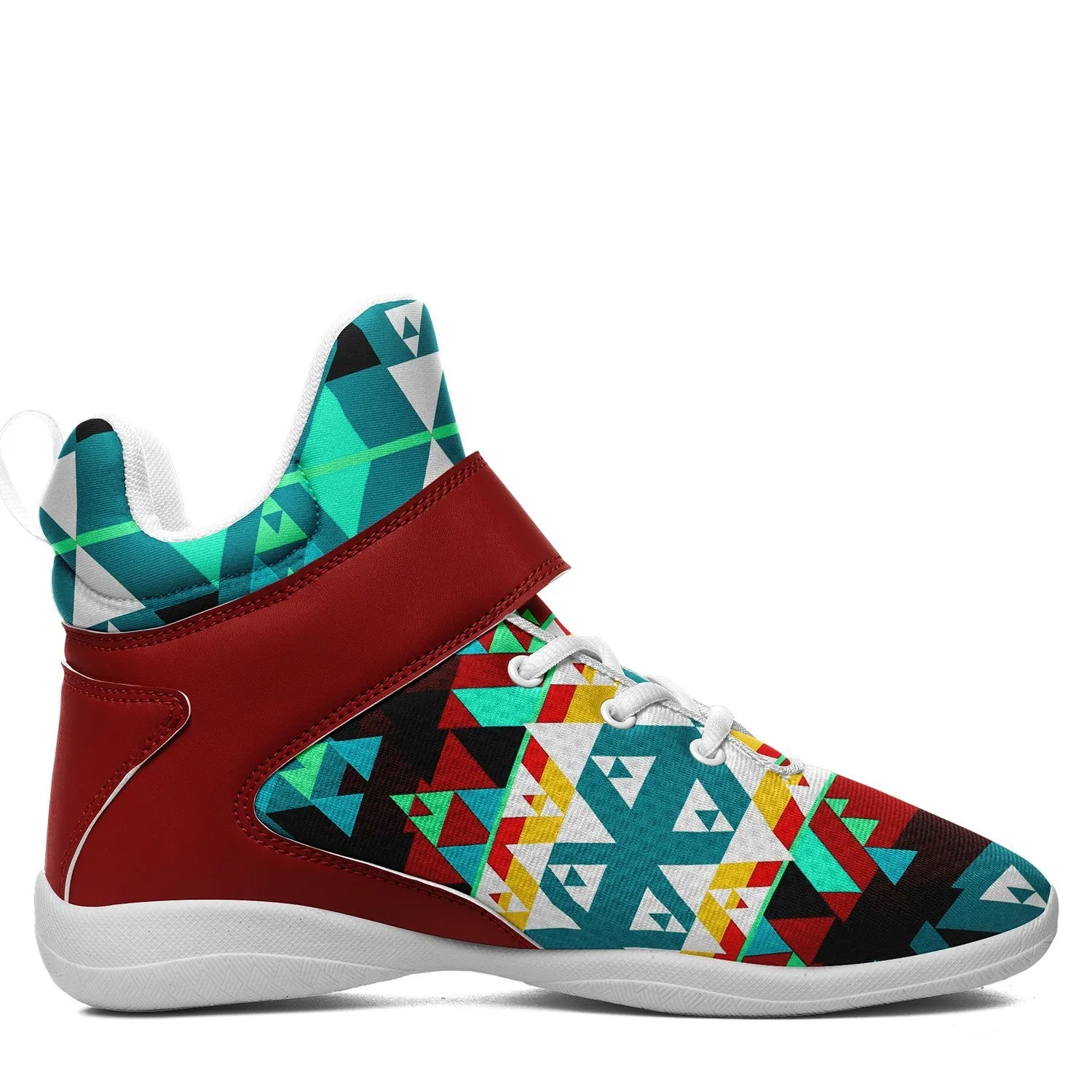 Writing on Stone Wheel Ipottaa Basketball / Sport High Top Shoes