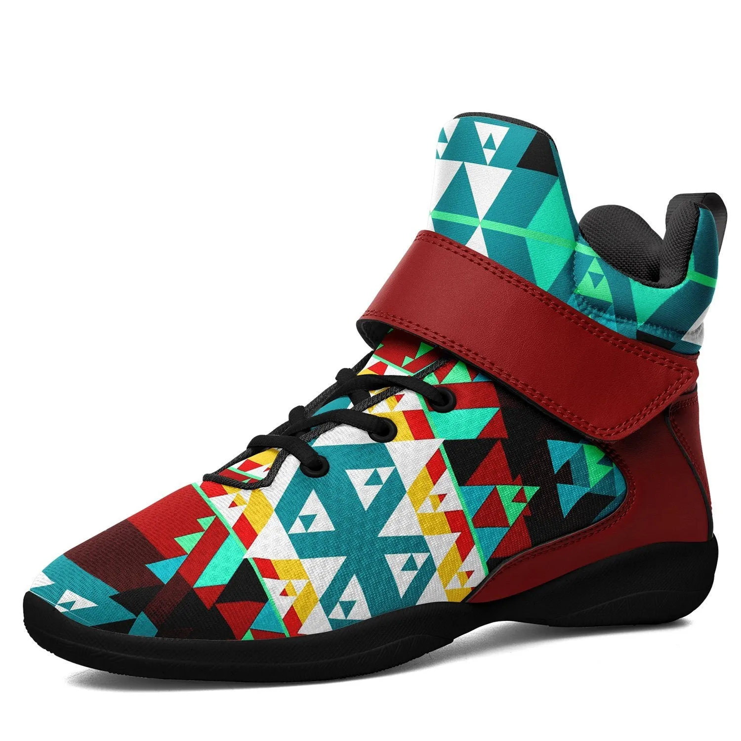 Writing on Stone Wheel Ipottaa Basketball / Sport High Top Shoes