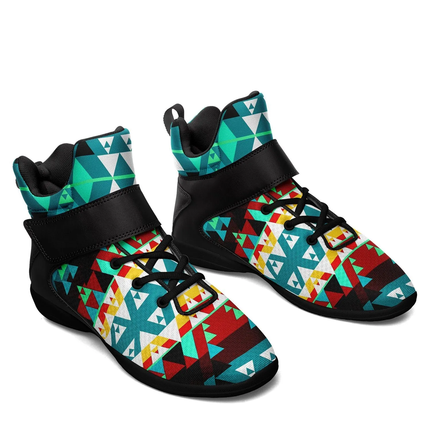 Writing on Stone Wheel Ipottaa Basketball / Sport High Top Shoes