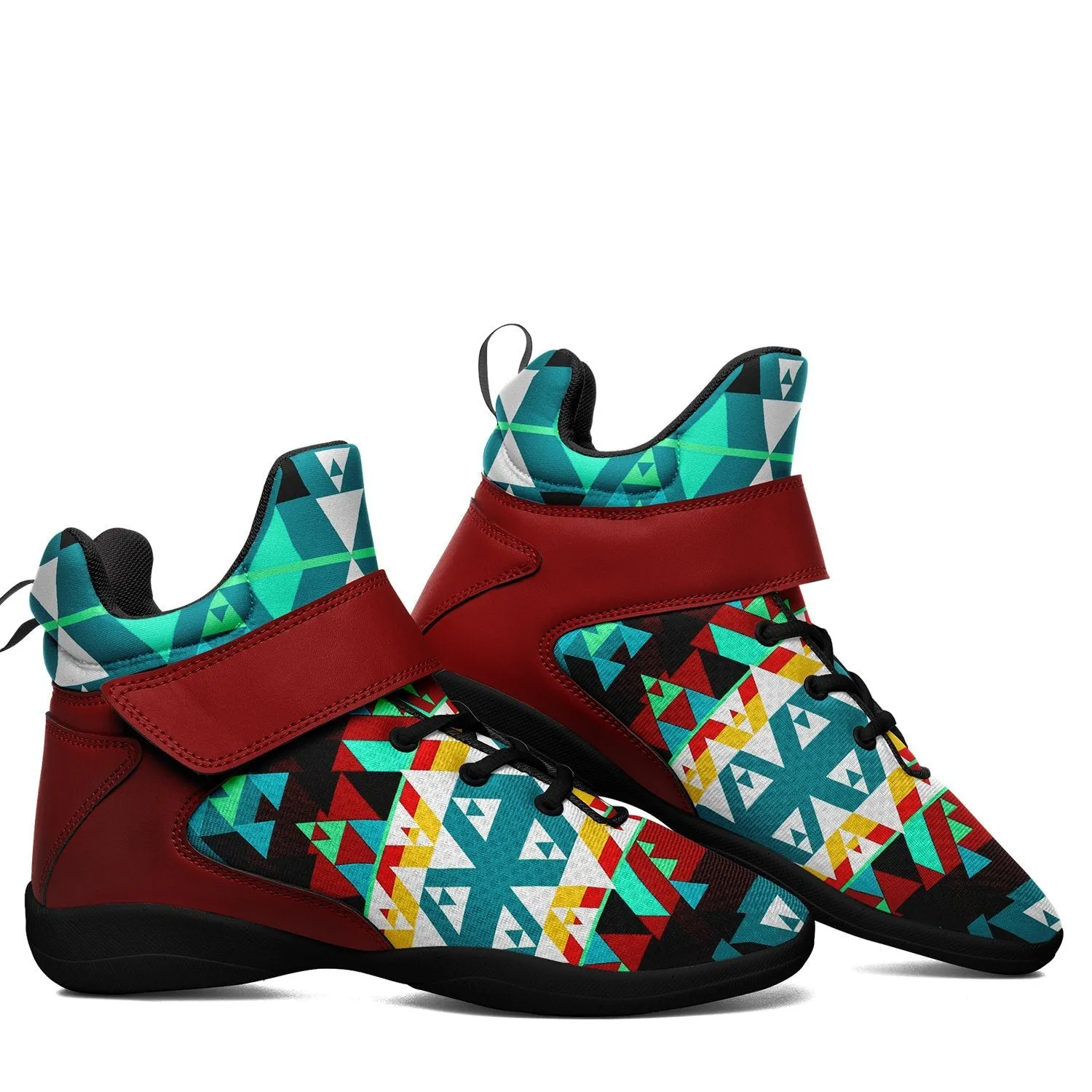 Writing on Stone Wheel Ipottaa Basketball / Sport High Top Shoes